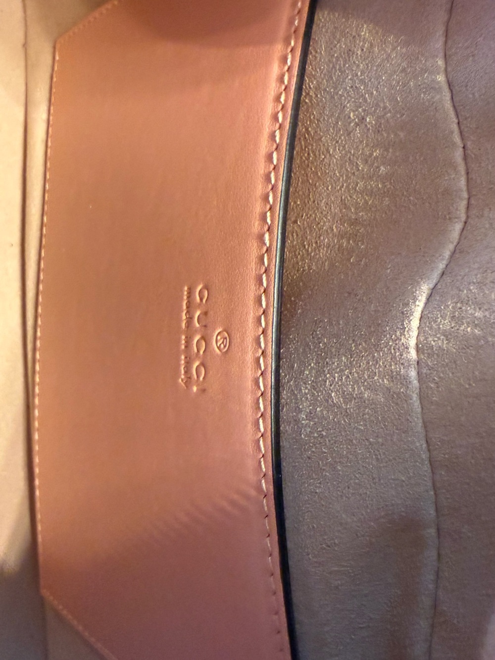 Gucci Pink GG Marmont Small Quilted Crossbody Bag - Picture 6 of 8